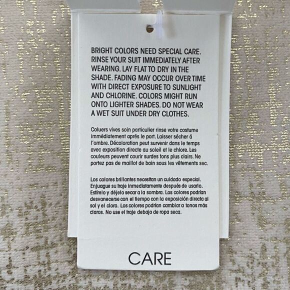 NWT VOLCOM FREE CURRENT SKIMPY STORMY BLUE BIKINI BOTTOM Size X-Small - Picture 8 of 10